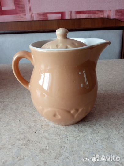 Курамическая посуда для масла и сметаны