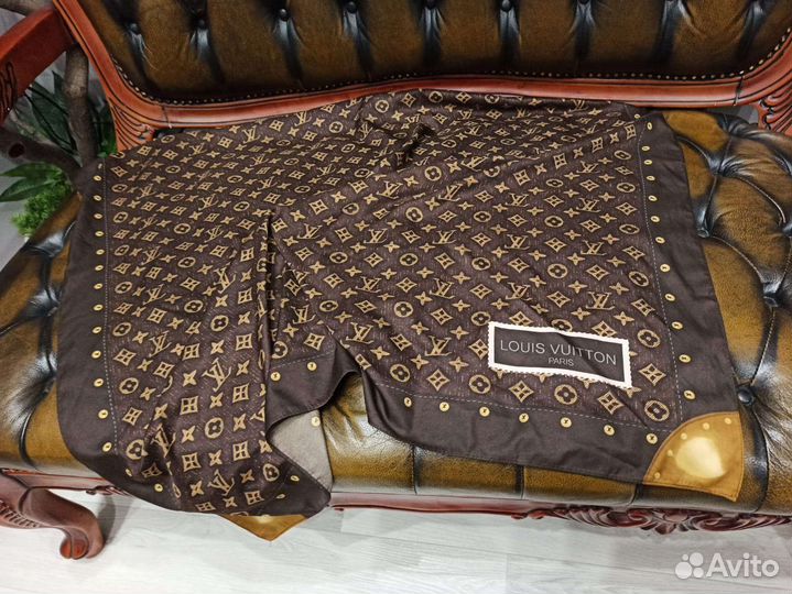 Платок lv монограмма twill silk италия