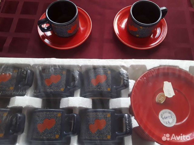 Набор чайных пар Югославская керамика