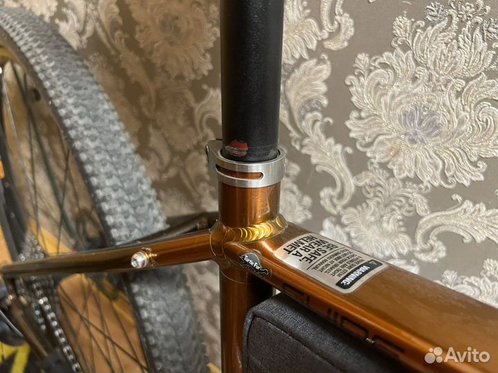 Титановый подседельный хомут 31.6мм