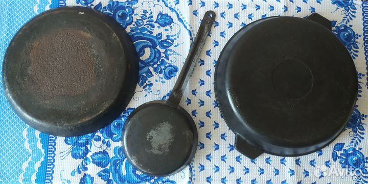 Сковородки чугунные СССР