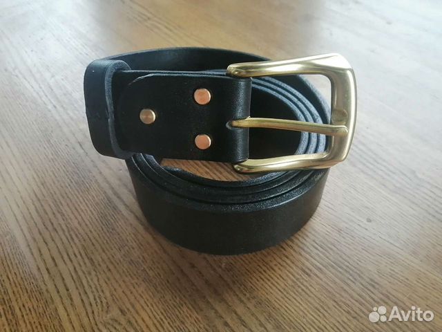 Мужской кожаный ремень
