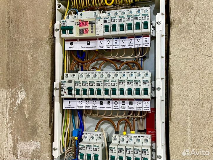 Услуги электрика / Электромонтаж