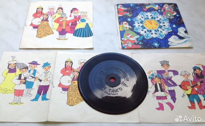 Пластинки ВТО СССР, 3 шт