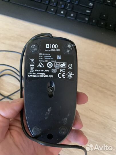 Мышка logitech B100