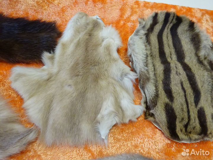 Чемодан СССР полный натурального меха