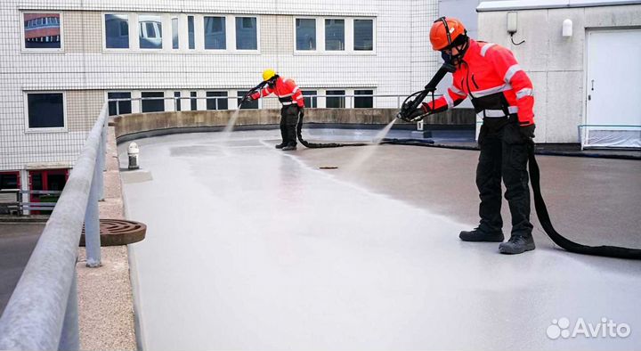 Гидроизоляция кровли жидкой резиной