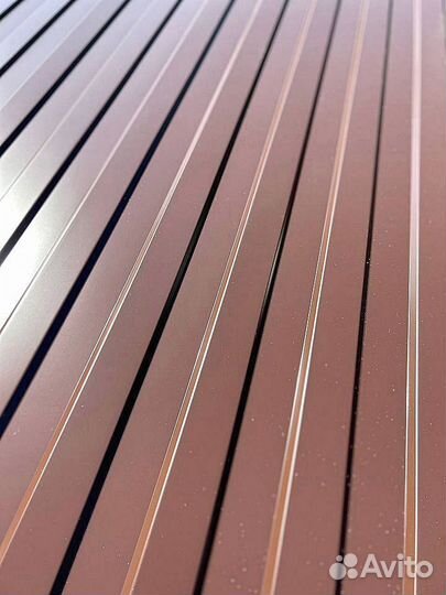 Профнастил С-8 коричневый 2 м, ГОСТ