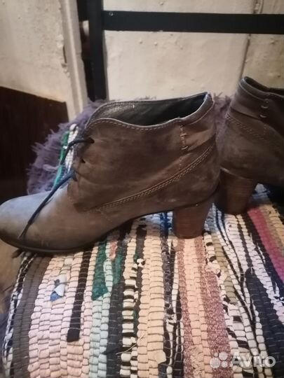 Ботильоны женские 38 размер натуральная кожа