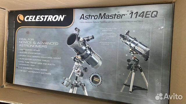 Телескоп celestron astromaster 114 eq объявление продам