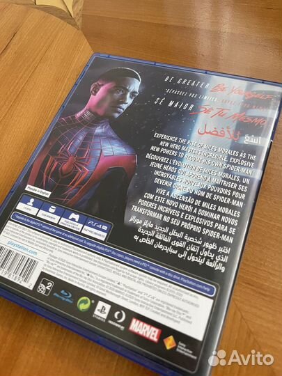Игра для приставки ps4, человек паук майлз моралес