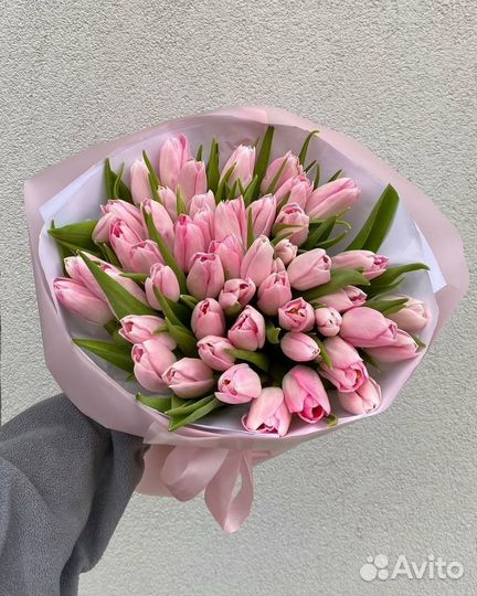 Свежие тюльпаны букет цветы с доставкой