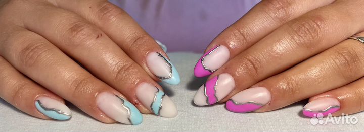 Наращивание ногтей на дому