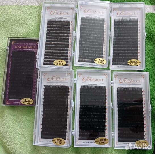 Ресницы, изгибы C, CC, D