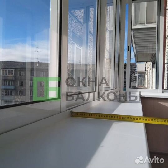 Остекление балконов в панельном доме