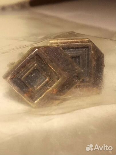 Серьги винтаж с биркой