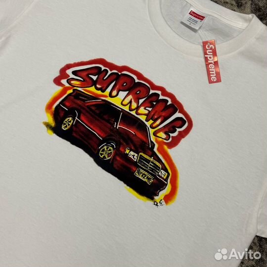 Футболка Supreme car машинка