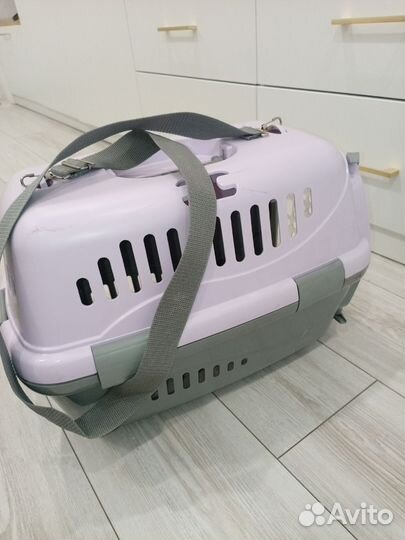 Переноска для животных пластиковая бу