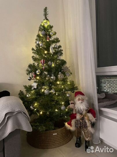 Корзина для ёлки из джута