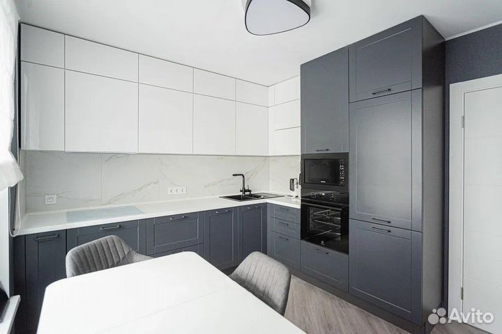 Цена за всю кухню. Серый лофт CN:023883