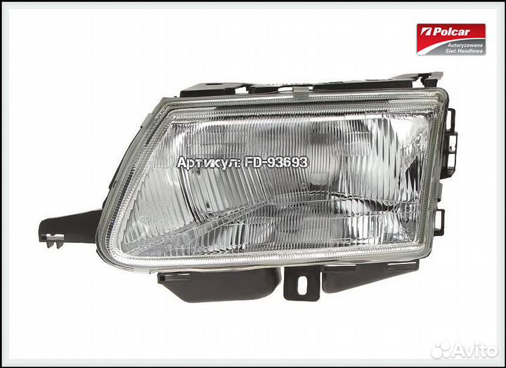Фара левая Citroen Saxo