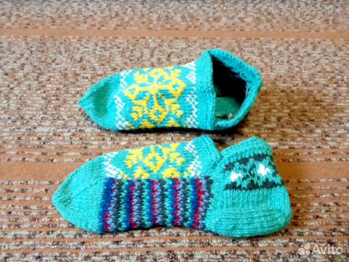 Следки шерстяные женские