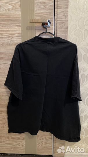 Футболка черная оверсайз