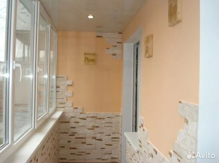 Остекление балкона пластиковое