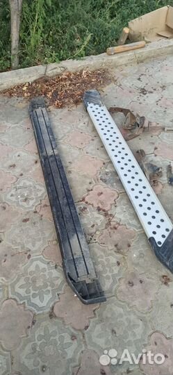 Подножки пороги на lexus rx