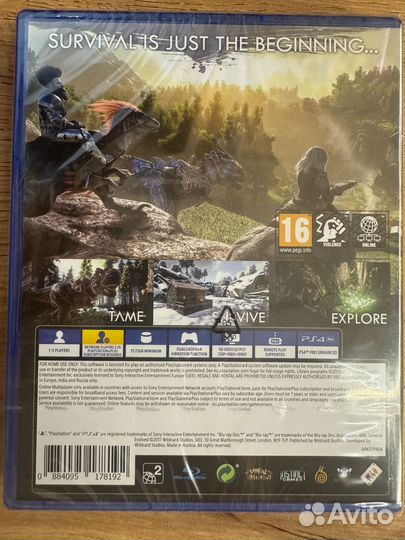 ARK: Survival Evolved диск для PS4 новый