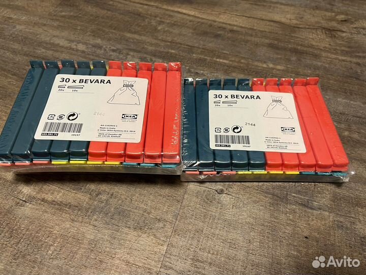 Зажимы для пакетов bevara IKEA