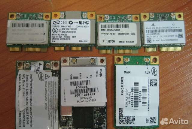 Процессоры для ноутбуков и модули Wi-Fi