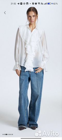 Винтажная блузка 44,46