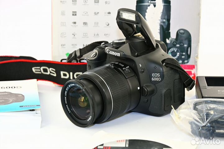 Canon EOS 600D/T3i 18.0MP цифрозеркалка Kit 18-55