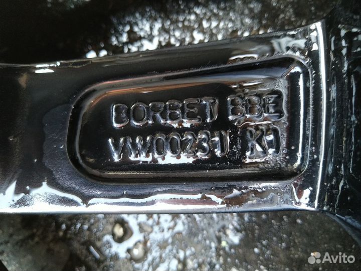 VW Polo Rapid R16 5x100 Оригинал Borbet Germany