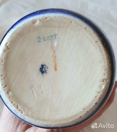 Ваза кобальт лфз 1960 гг