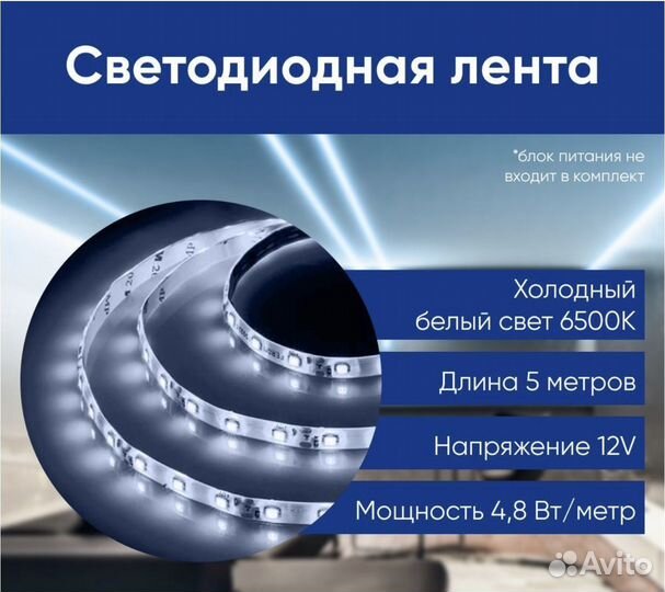 Светодиодная лента 5м