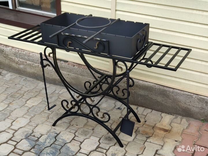 Мангал кованый на 10 шампуров