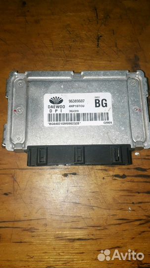 Эбу АКПП шеврелет эпике 96389607