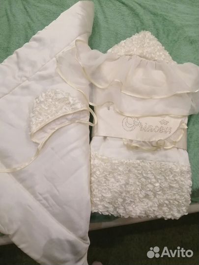 Конверт и одеяло на выписку осень весна