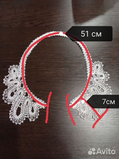 Вологодское кружево Воротник
