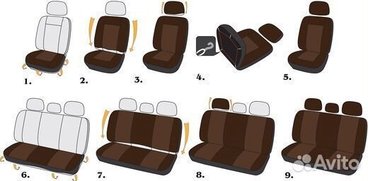 Установка чехлов на авто