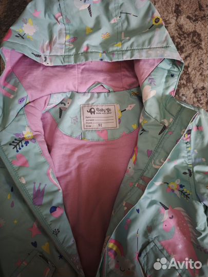 Ветровка для девочки 92