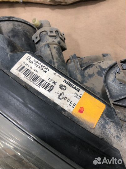 Фара правая nissan qashqai j10