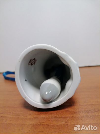 Колокольчик фарфоровый в виде кота