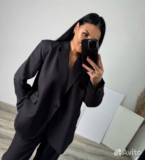 Брючный костюм оверсайз