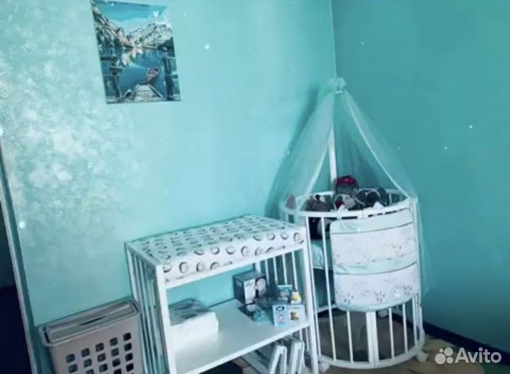 Кроватка детская круглая(весь комплект)