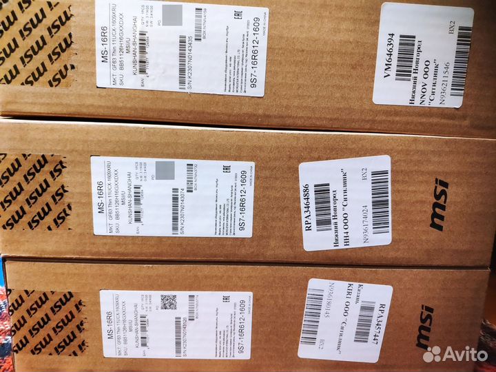 Новый игровой MSI GF63 Thin i5 / 16 GB / RTX