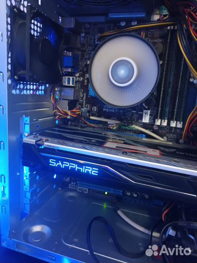 Игровой пк i72600 16g 480 8g