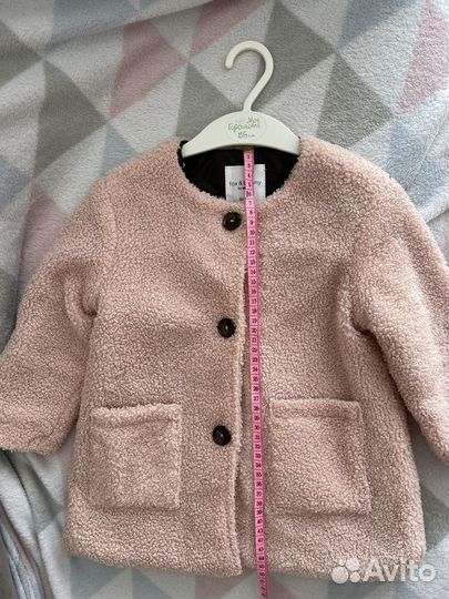Пальто чебурашка для девочки 86
